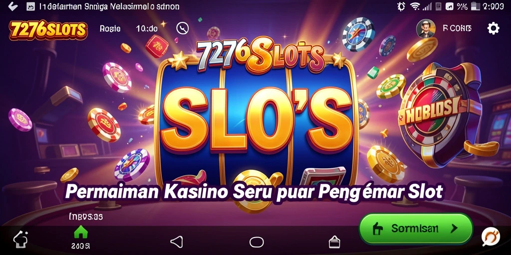 Screenshot gameplay 7276SLOTS menampilkan keseruan permainan slot.
