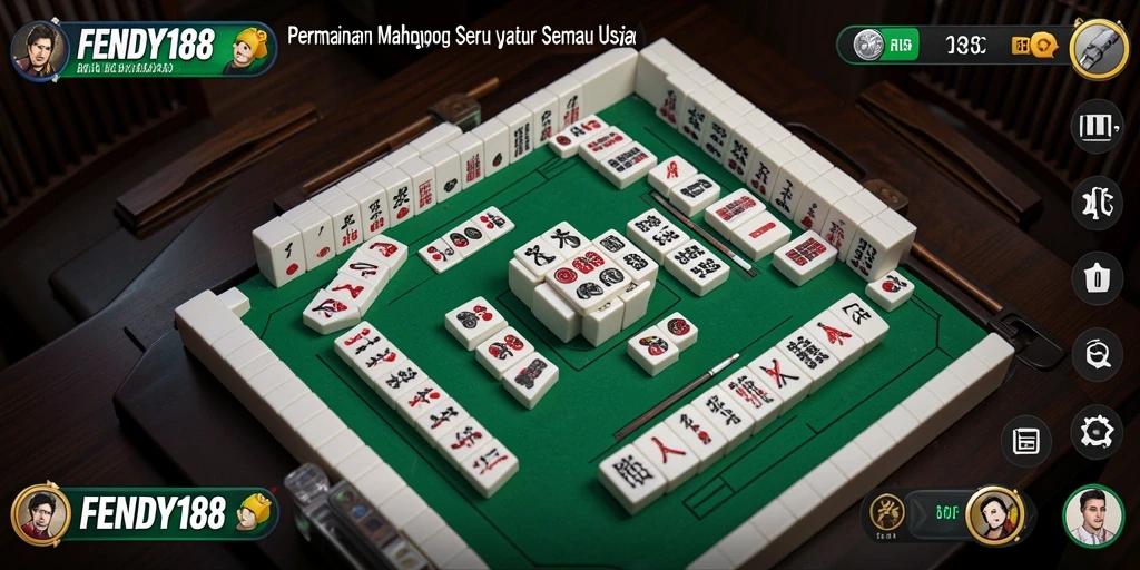 Tampilan gameplay seru permainan Mahjong FENDY188.