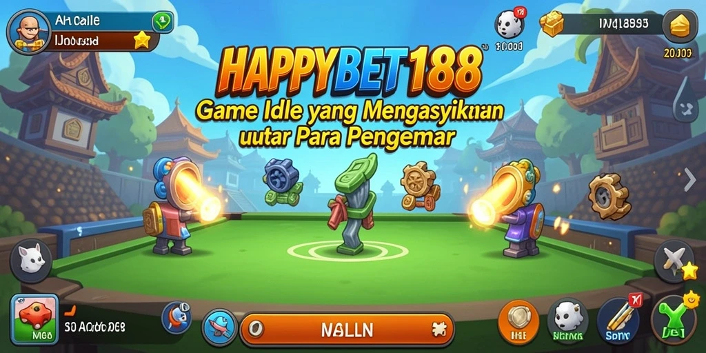 Tampilan gameplay HAPPYBET188 yang menarik dan penuh warna.