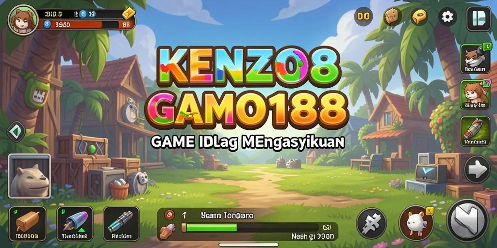 Tampilan gameplay KENZO188 dengan mekanik Idle yang menarik.