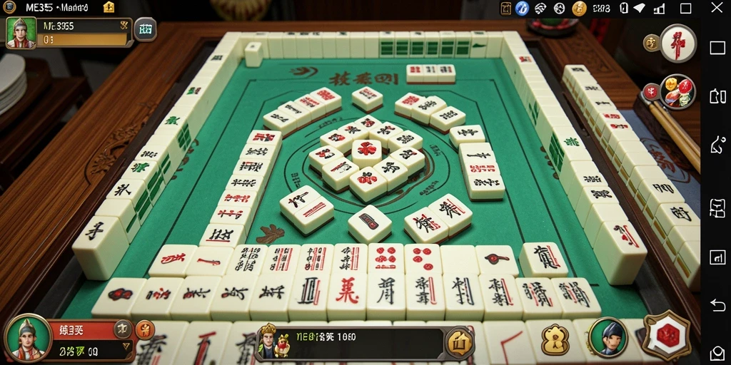 Tampilan seru dari gameplay Mahjong di ME355.