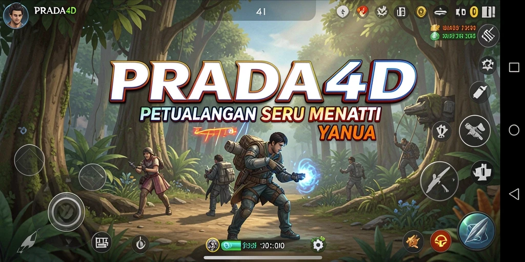 Tampilan gameplay PRADA4D dengan aksi petualangan yang mendebarkan.
