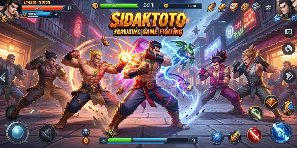 Tampilan aksi seru pertarungan dalam SIDAKTOTO.